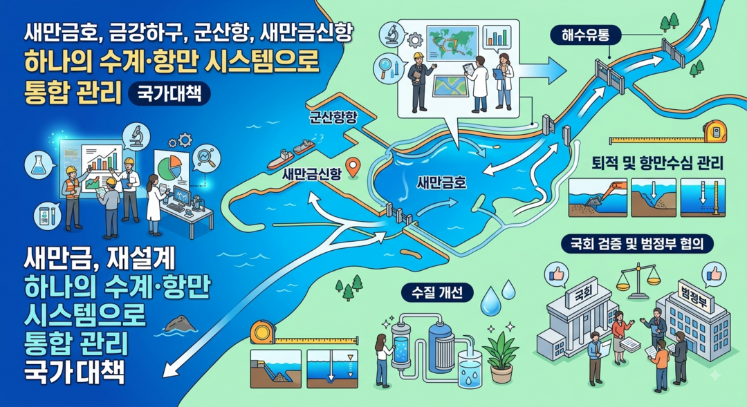 [이슈] 새만금·금강하구·군산항, 따로 보던 '물길' 한데 묶자